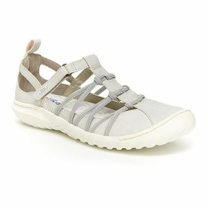 JBU Juliet Light Grey Sporty Flat Women 8.5 M